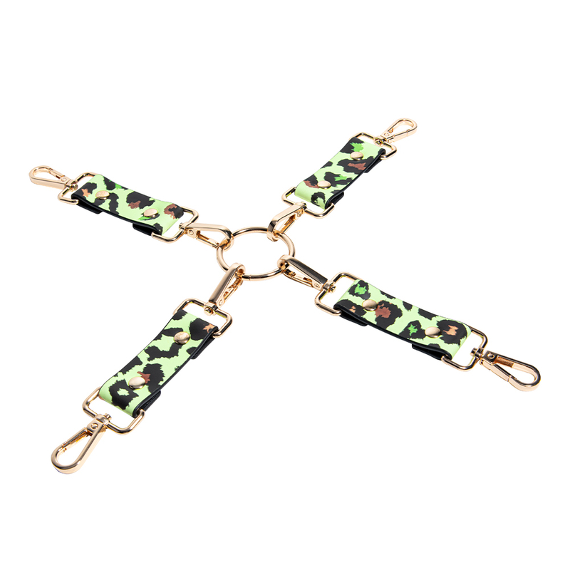 7PCS Fashionable Luminous Leopard Print Adult SM Toy Set