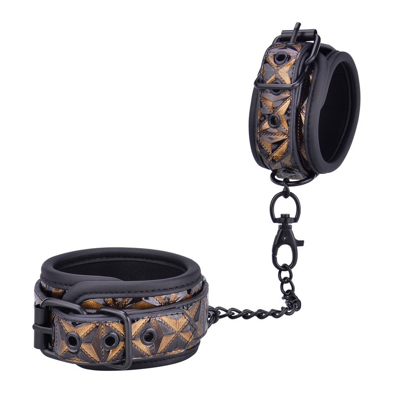 7PSC Orange Diamond Pattern Bondage Kit a 7 Piece Set Designed to Unleash Couples Most Vibrant Fetish Fantasies