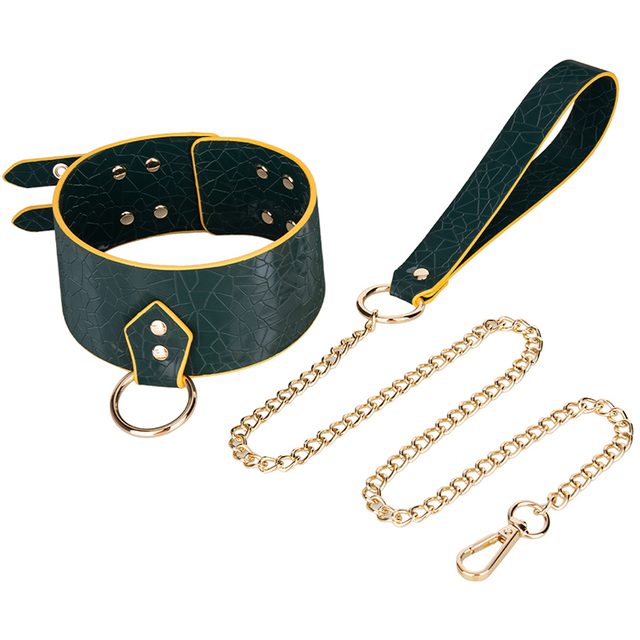 Popular Flame PU Leather Bondage Collar Set Restraint Neck Collar for Couples' BDSM Fun