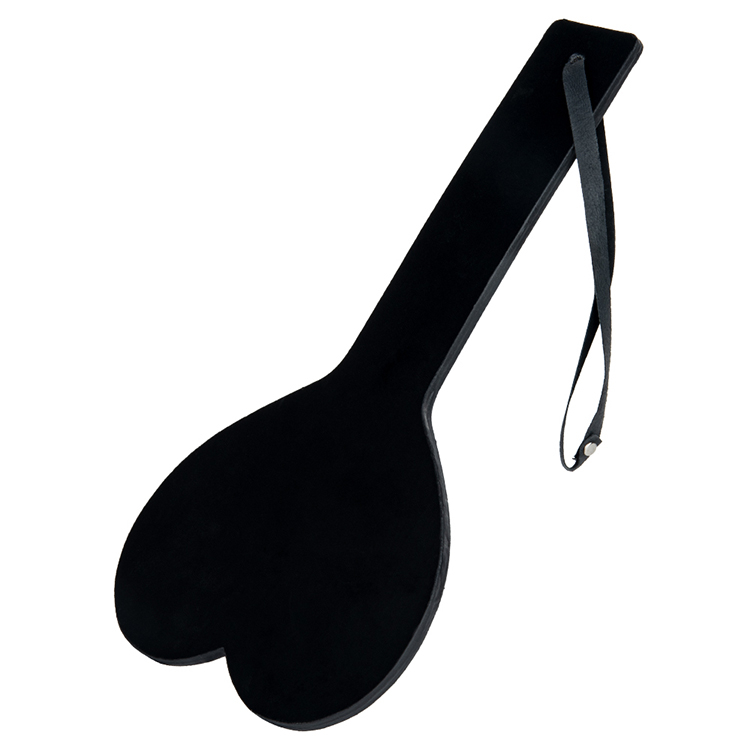 High Quality Black PU Leather Spanking Paddle for Couple Adult Games Bdsm Flirting Fun