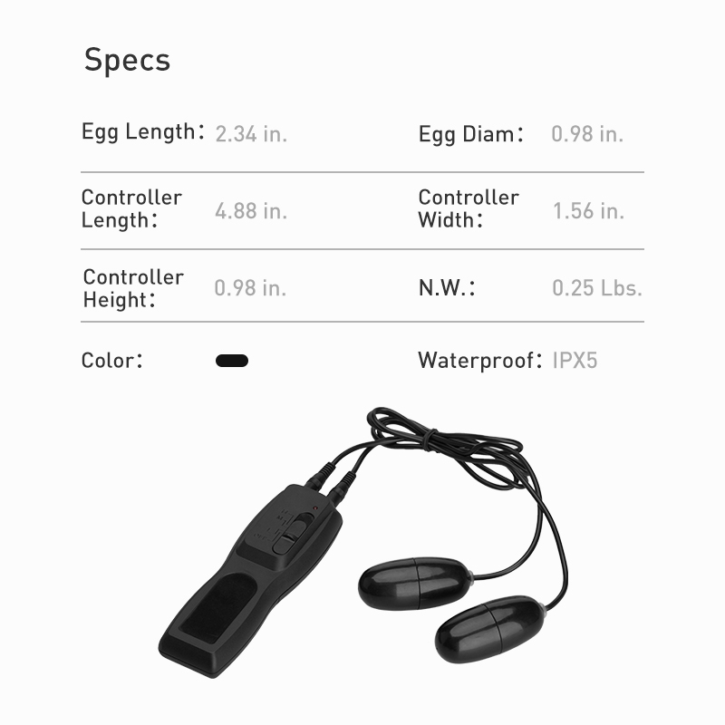 Rumbly Vibrating Partnered Sex Egg Vibrator
