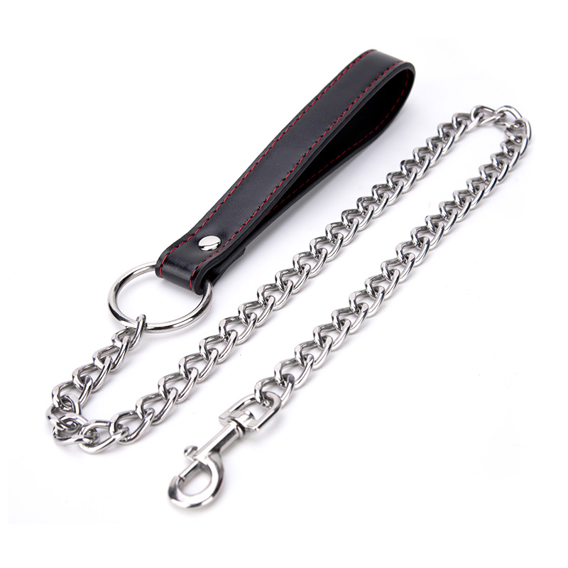 Black and Red With Lock BDSM Collar Bdsm Bondage Collar and Leash Set Women Roleplay Sex Toys Adjustable Slave Restraints Adult Products SM Bondage Collar for Couples