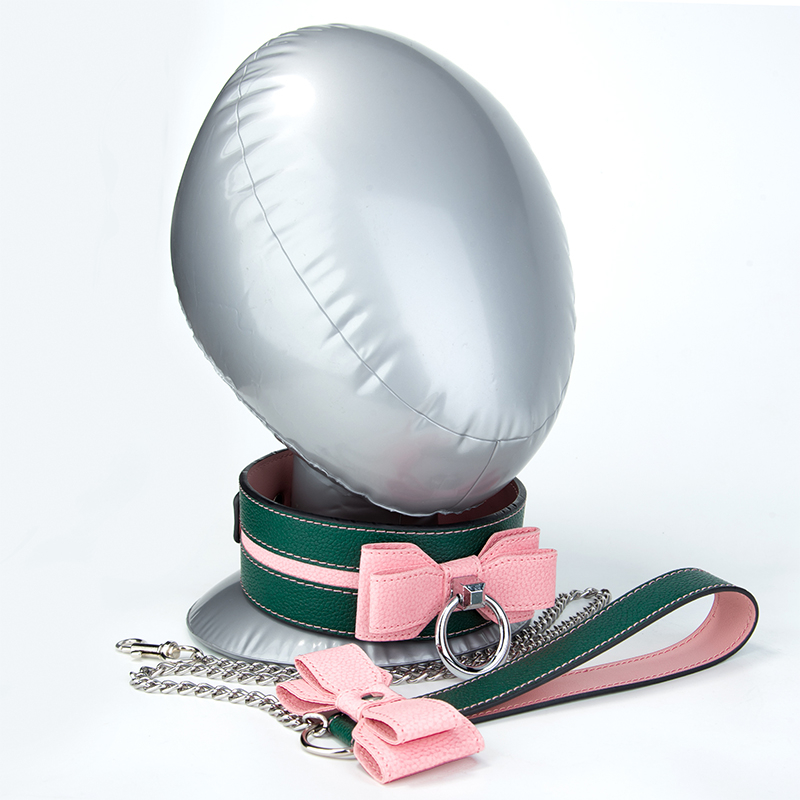 Wholesale Collar and Chain PU Leather Choker Collar Necklace for Women Girl sexy sm jewelry Slave Leather Collar