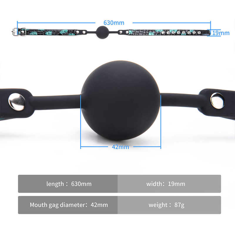 Mouth Gag Sex Toy Colors Silicone Ball For Couples