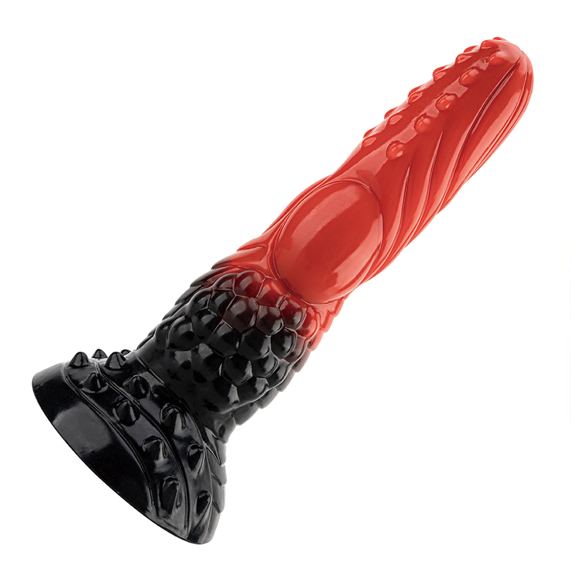 Dark Monster Dildo Artificial Sucker Big Penis 