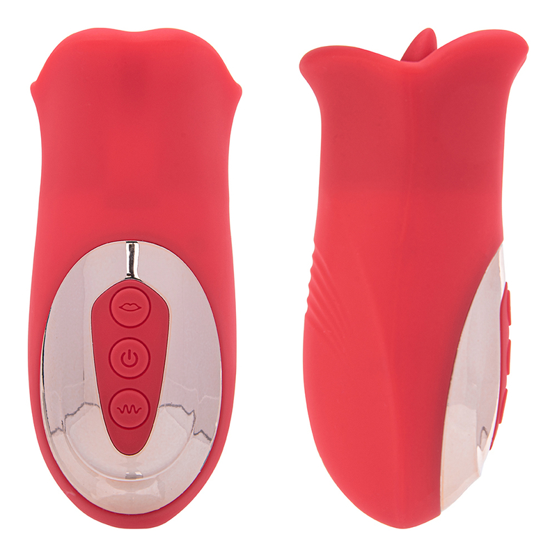 New Arrival Red Retractable Sucking Vibrator