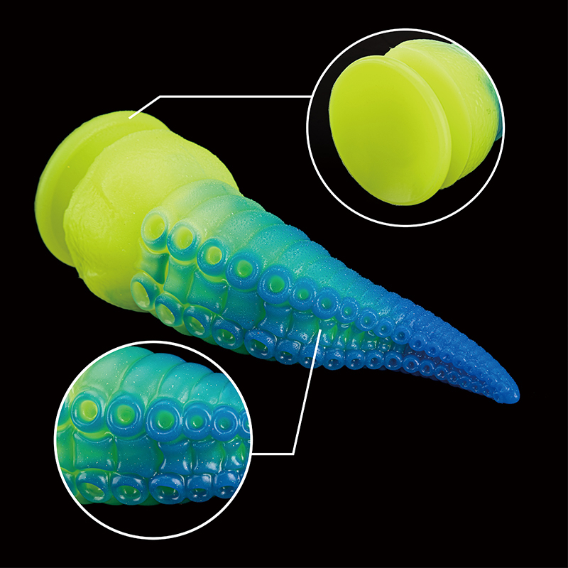 Luminous Realistic Dildo With Suction Cup 