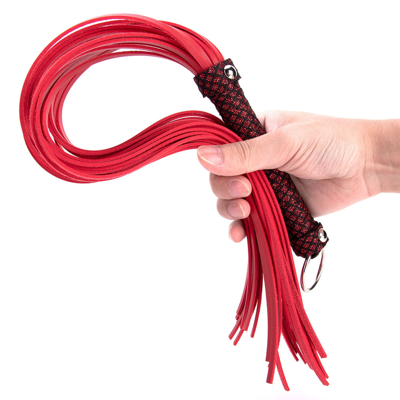 Handle Leather Whip Slave Queen Whip
