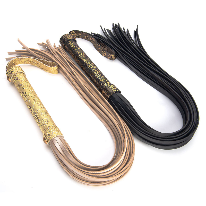 Sex Toys Tools Gold PU Whip SM Products