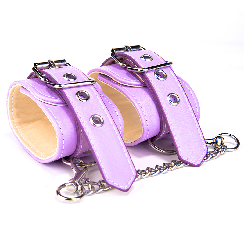 Factory Price Sm Bondage Restraint Bondage Kit For Kit Leather Hand Cuffs Sex Toys For Couples Handcuffs