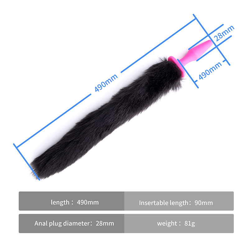 BDSM Lovely Fox Tail Furry Butt Plug