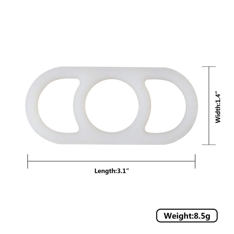 G-Spot Cock Ring Pleasure Sex Toys Plastic White Penis Cock Ring