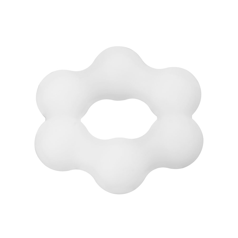 Flower Pattern Liquid Silicone Cock Ring for Sex