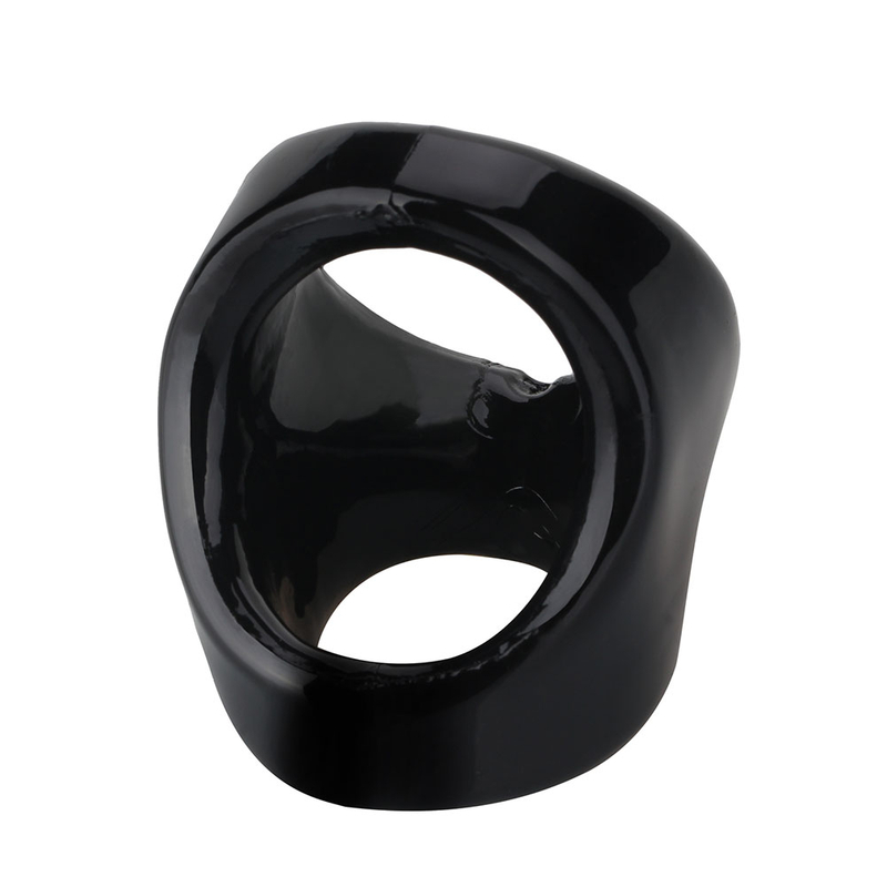 TPR Black Chastity Cock Ring For Penis