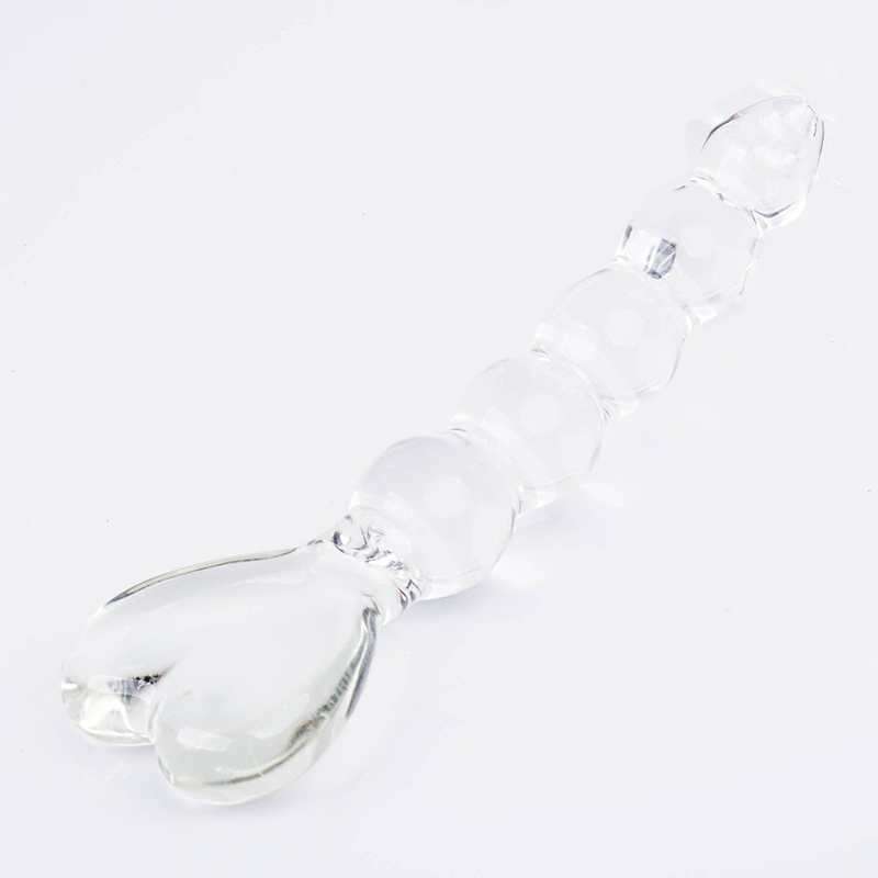 Heart Glass Transparent Female Crystal Anal