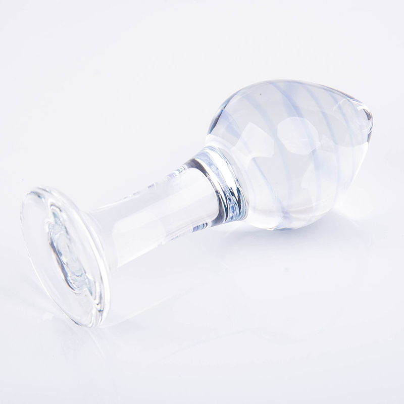 Small Adult Crystal Glass Diamond Inlaid Anus Expander Large Anal Plug