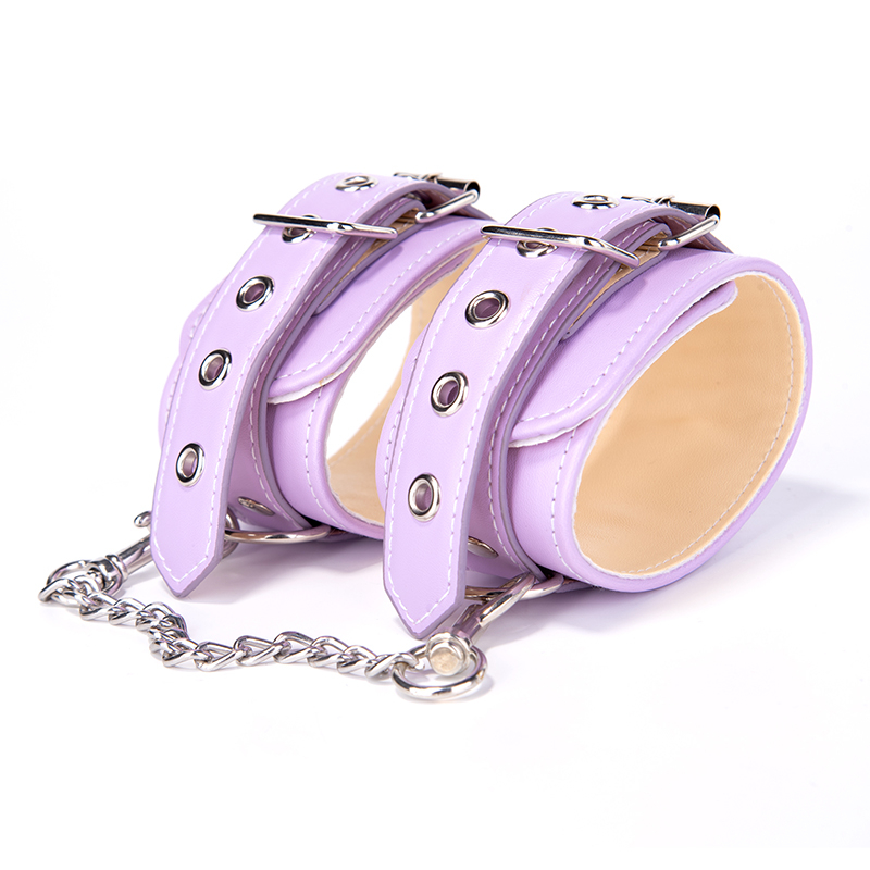 BDSM Erotic Slave PU Leather BDSM Ankle cuffs Anklecuffs Sex Game SM Products Toys