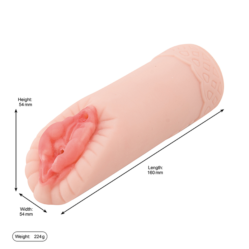 Realistic 3D Pocket Pussy TPR Male Masturbator Cup For Man