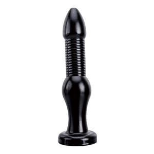 Black Horse Dildo Anal Plug With Big Knot Soft PVC and Strong Suction Cup for Women's G Spot Adult Sex Toy