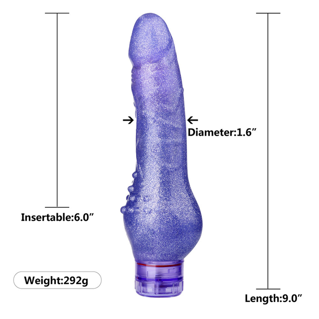 TPR Lucency Vibrators Dildo For Women Anal Dildos