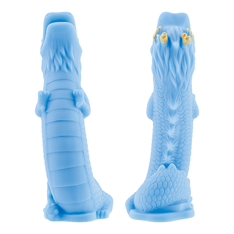 High Quality Bule Dragon Silicone Realistic Penis Adult Toy Dildo