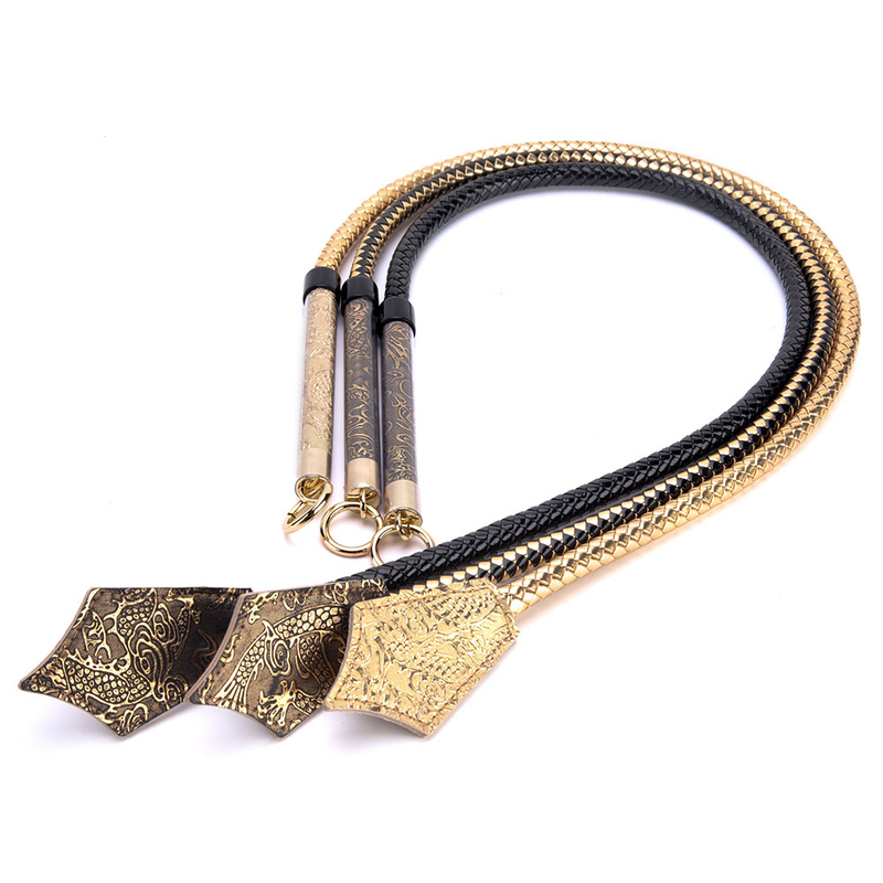 Submissive Slave PU Leather Whip Kinky Fetish Adults Toy