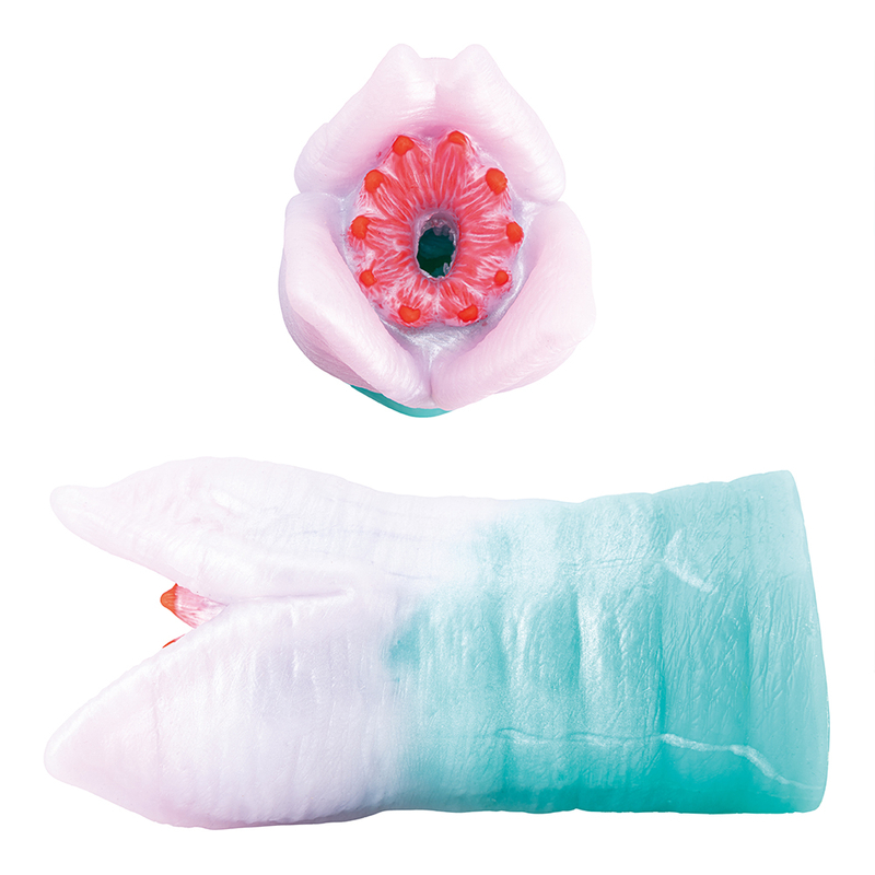 Silicone Flower Monster Masturbator Channel Sex Toy