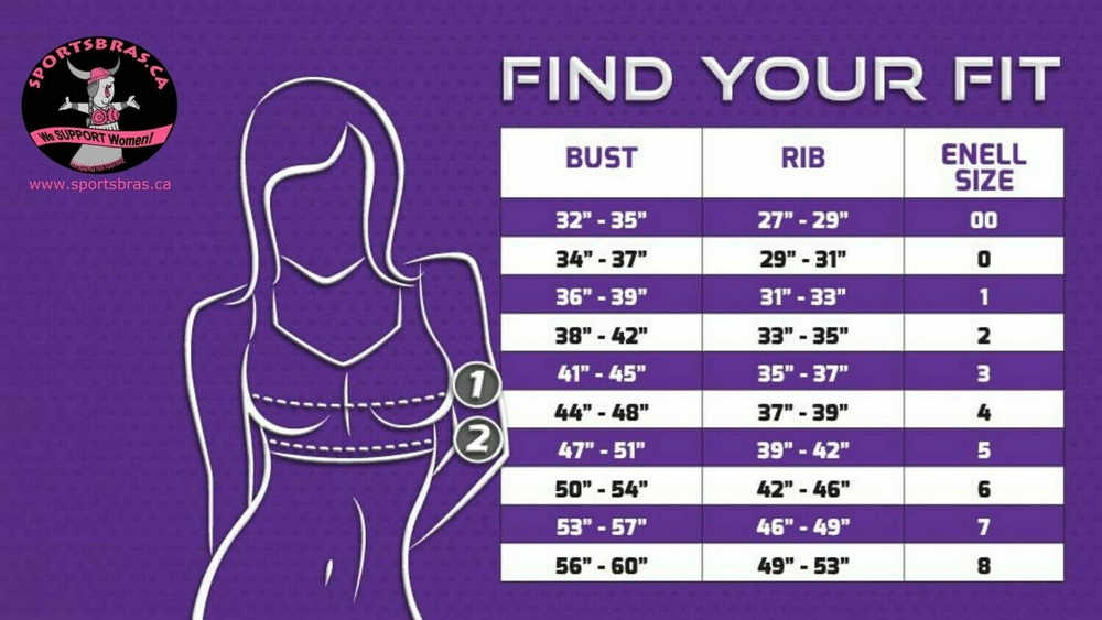 Enell Sizing sports bra