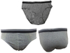 Grey Cotton Underpants for Men