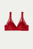 Soutien-gorge en dentelle pour femmes, conception triangulaire