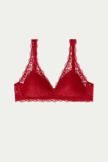 Soutien-gorge en dentelle pour femmes, conception triangulaire