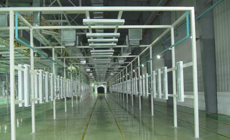 painting production line 페인팅 생산 라인