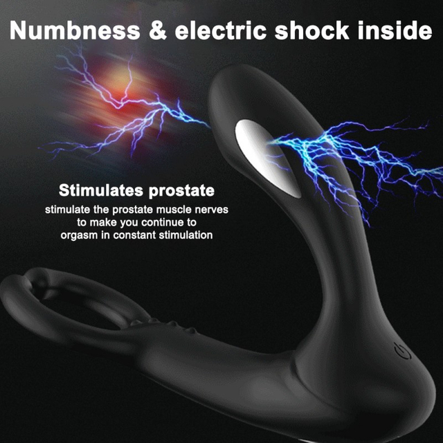Ergonomic Electric Shock Anal Plug