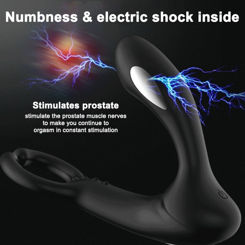 Ergonomic Electric Shock Anal Plug