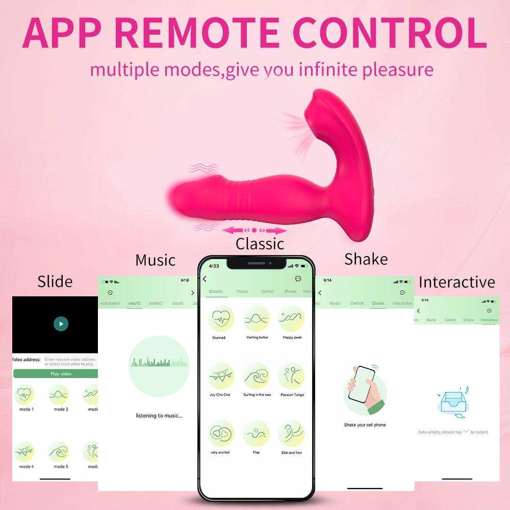 Upgraded Thrusting Dildo Vibrator