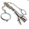 Stainless Steel Anal Plug with Extended G-Spot Wand