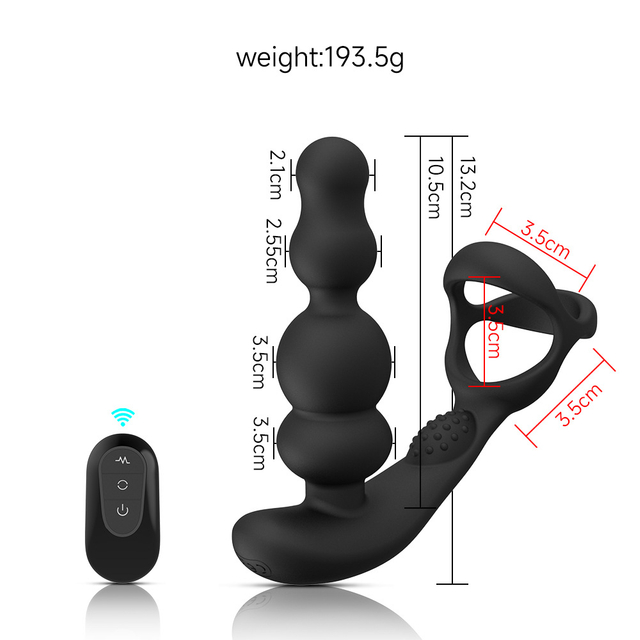 Rechargeable Silicone Cock Ring Vibrator