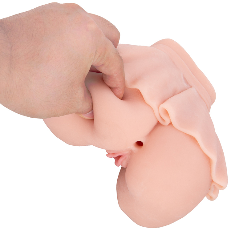 Realistic 2 in 1 Male Masturbators Vagina Skirt Girl Masturbator For Men