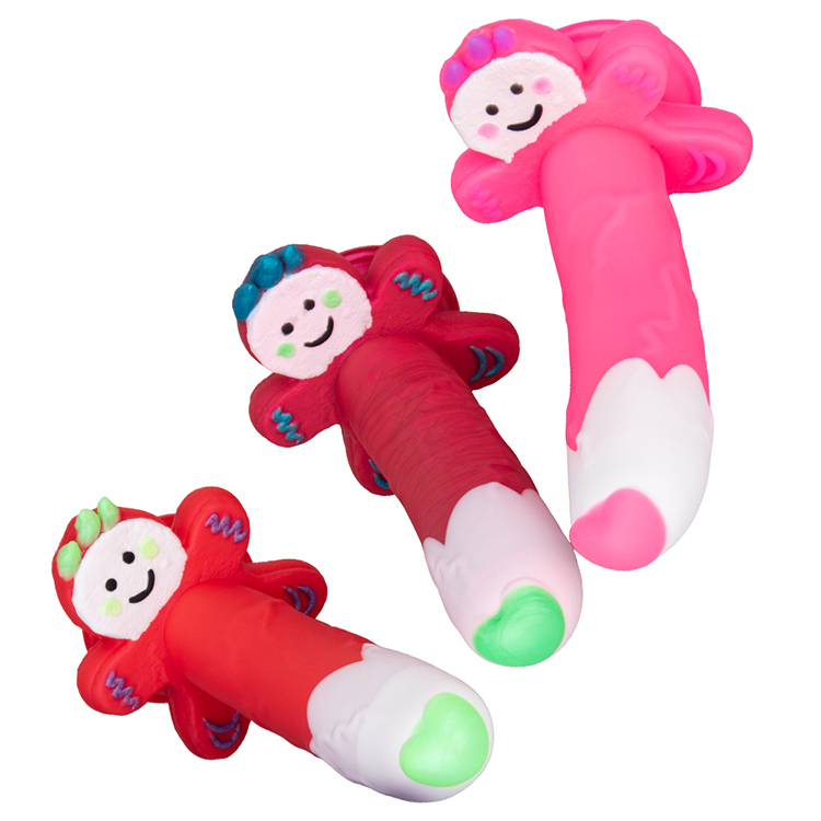 Gingerbread man masturbatie dildo
