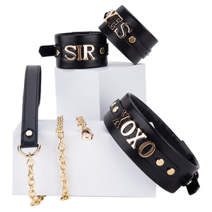 2pcs Ultimate SM Bondage Set for Couples Premium Fetish Gear and BDSM Restraints for Couples with Adult Intimacy Games for Users​