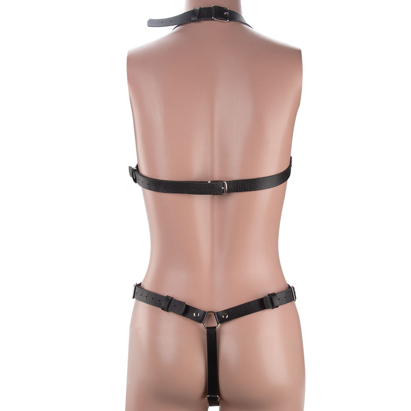 Premium SM Red Flower Roleplay Bondage Slave Outfit Sexy Couple Sex Toy with Breast Bondage Devices