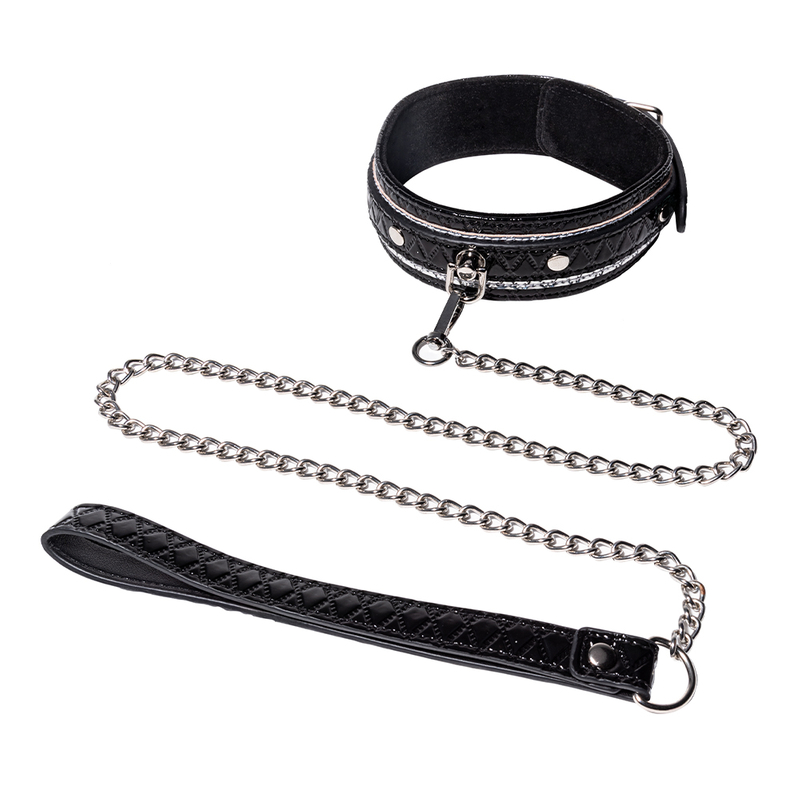 PU Leather Bondage Kit Wrist and Ankle Restraints Eye Mask Collar and Adjustable Handcuffs for Couple's BDSM Restraints Play