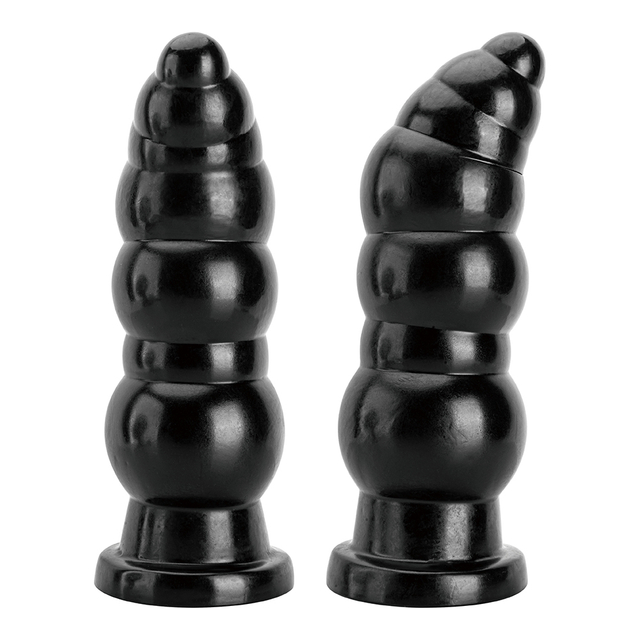 Huge PVC Anal Plugs for Women and Men Big Black Dildos at Adult Sex Toy Shop