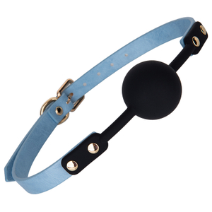 Adult Sex Toys for Fetish and Couples Black Silicone SM Seat Belt Mouth Plug Ball and PU Leather SM Toys