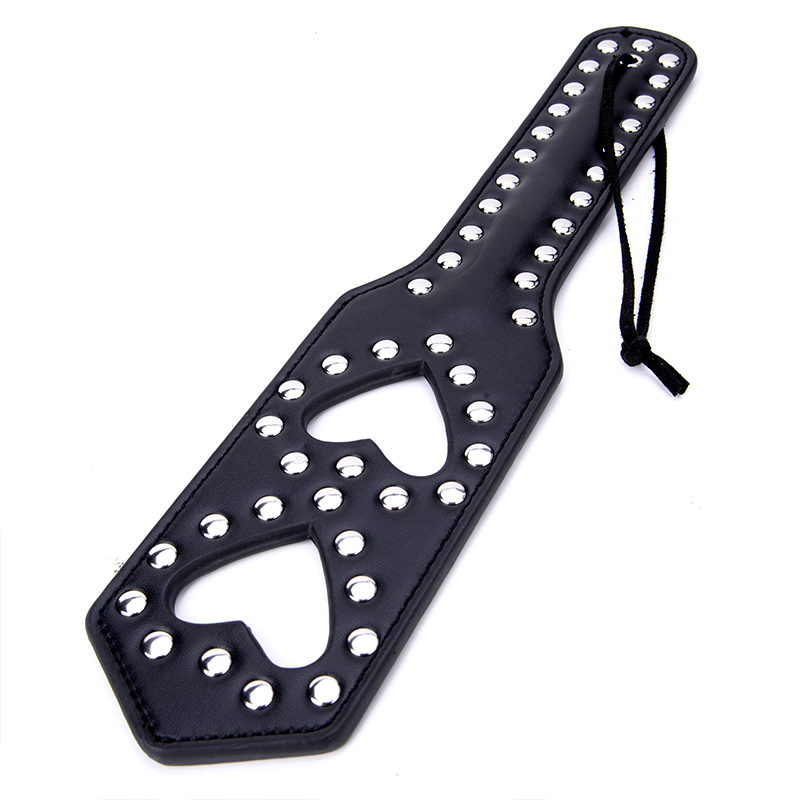 Paddle Bondage Restraint Gears PU Leather Faux Leather XO Spanking Paddle for Sex Play Paddle for Adult