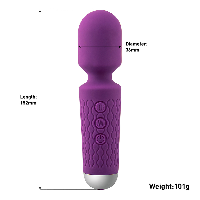 AV Wand Massager Mute Rechargeable Strong Powerful Vibrator