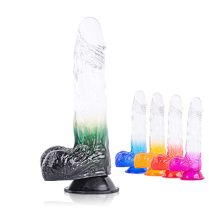 Colorful Dildos TPR Jelly Dildo