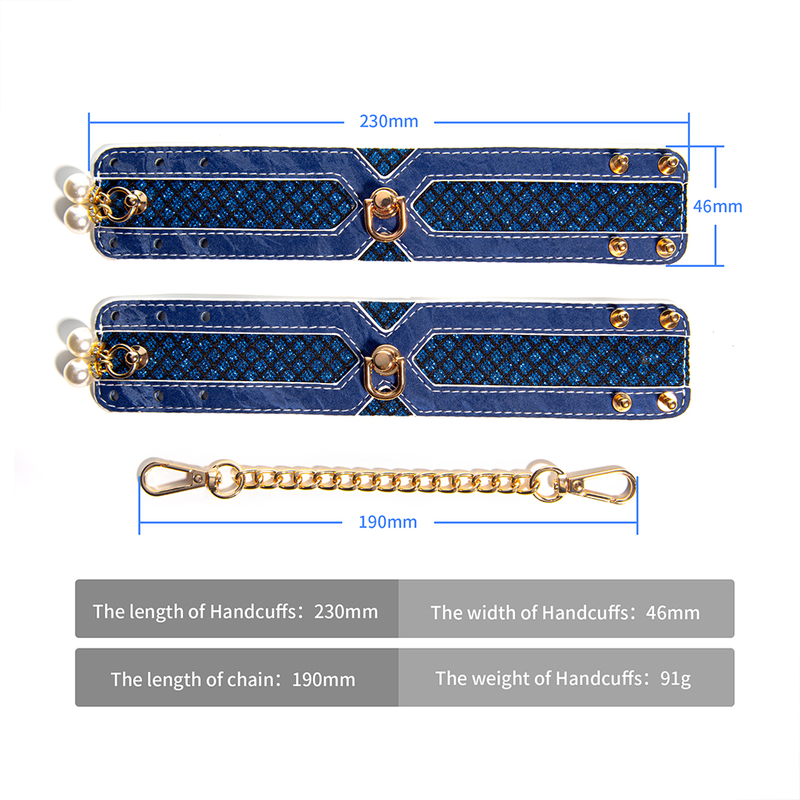 Handcuffs PU Leather Sex Hand Cuffs Adult Erotic Toys Bdsm Restraint Shackle Devices Sm Bondage Handcuff Ankle cuffs for Couple