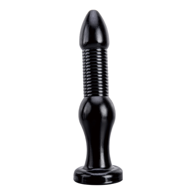 Black Horse Dildo Anal Plug for Women Big Knot Soft PVC Material and Strong Suction Cup G Spot Toy