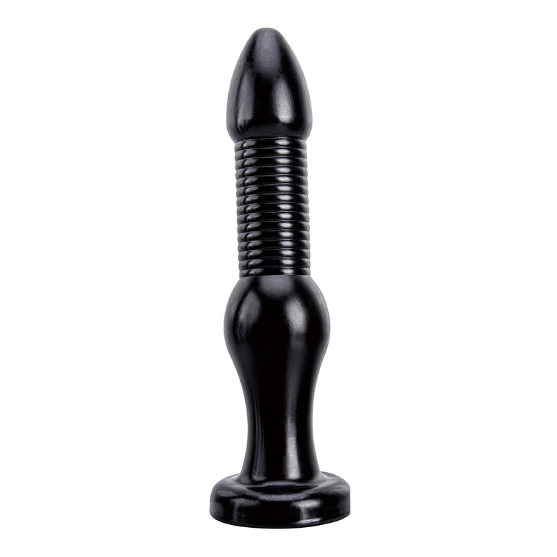 Black Horse Dildo Anal Plug for Women Big Knot Soft PVC Material and Strong Suction Cup G Spot Toy